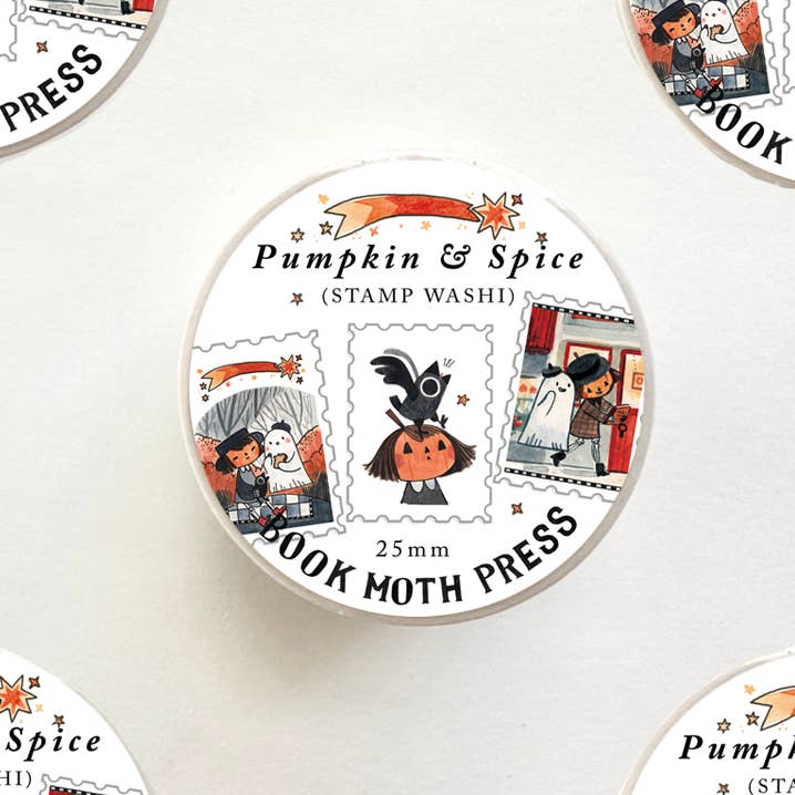 Pumpkin and Spice Stamp Washi Tape