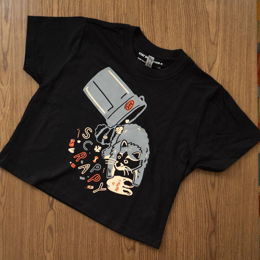 Scrappy Raccoon Boxy T-shirt