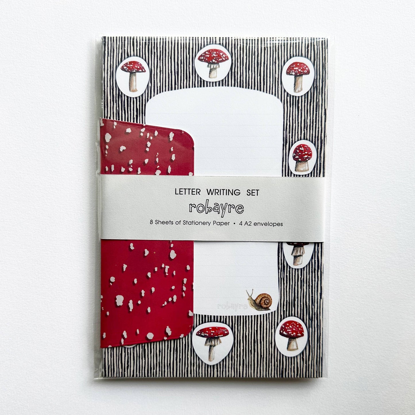 Mushroom Snail Mail Stationery Set