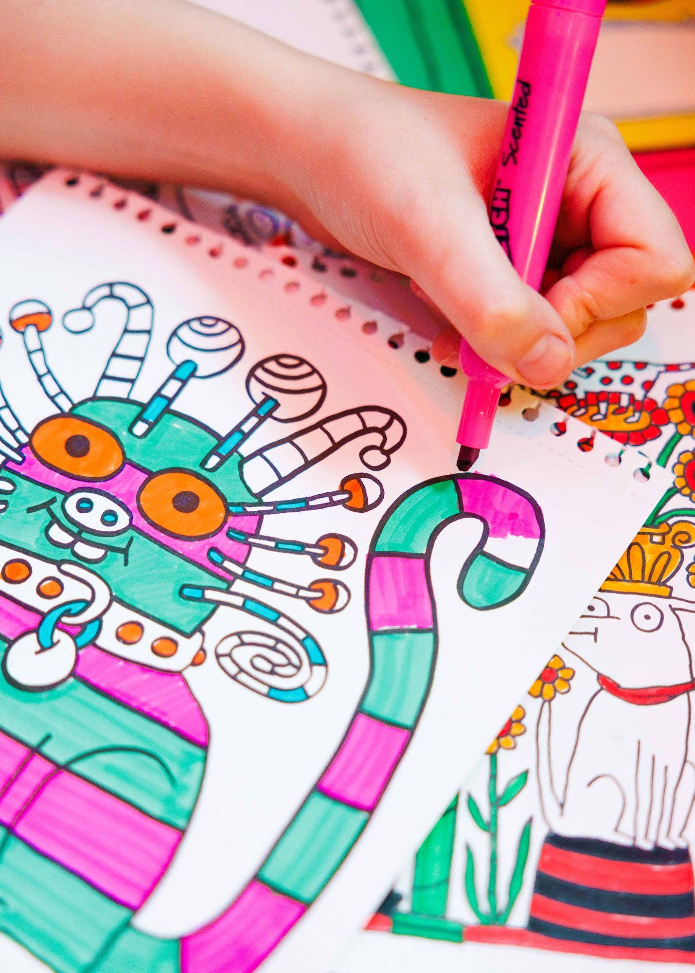 Gentle Thrills Coloring Book