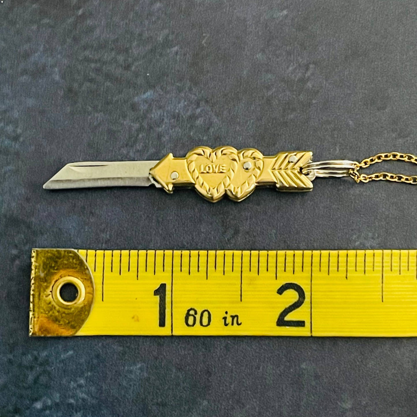 Mini Sweetheart Knife Necklace