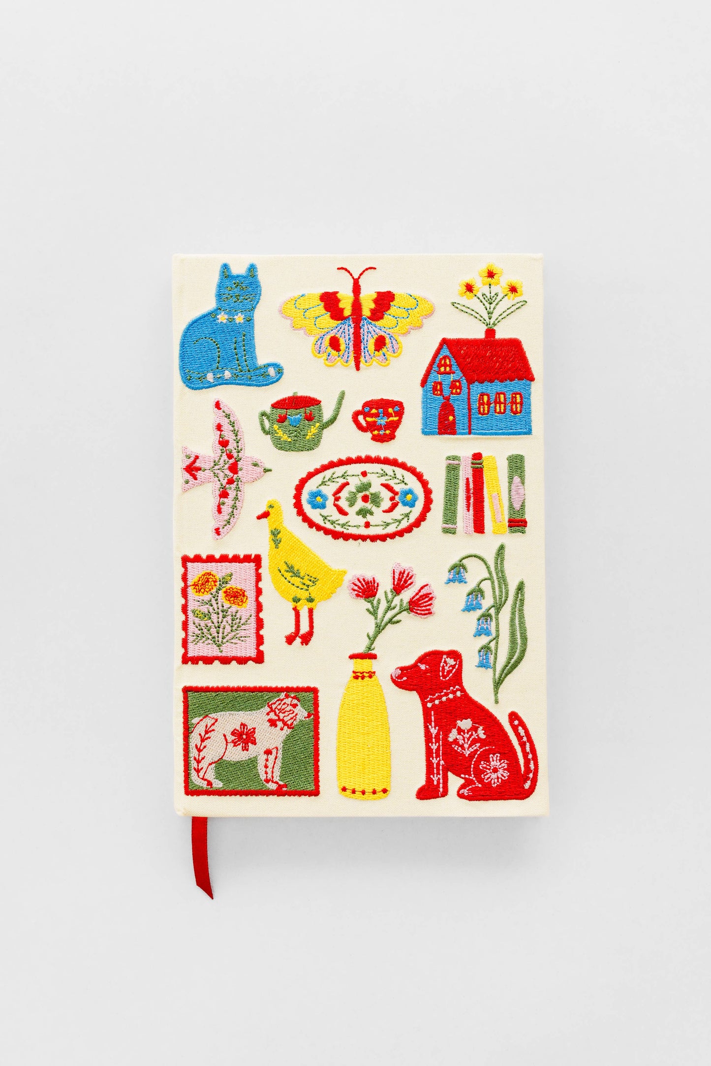 Scandinavian Icons Embroidered Journal
