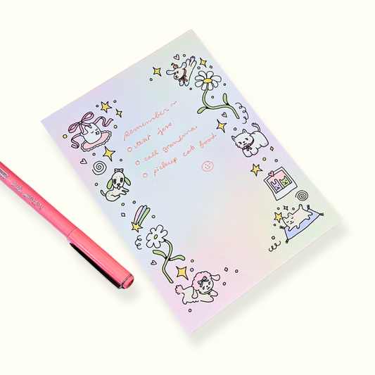 Day Dreaming Notepad