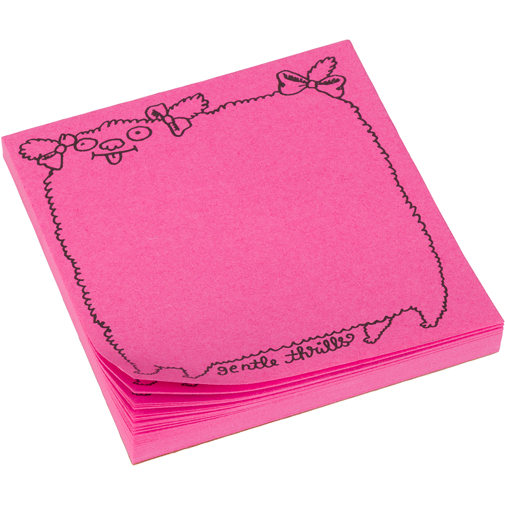 Poodle sticky notes