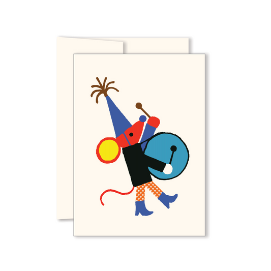 Mouse Drummer Mini Card