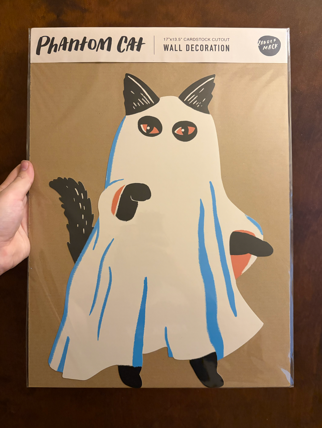 Phantom Cat Cutout Decoration