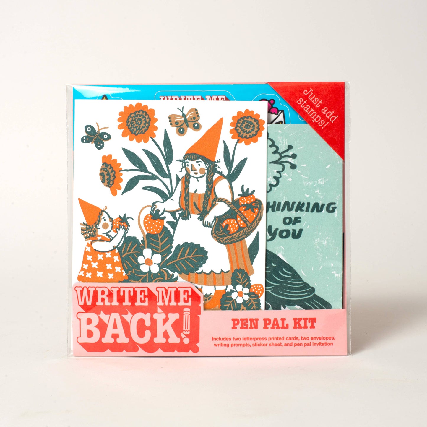 Strawberry + Crow Pen Pal Kit