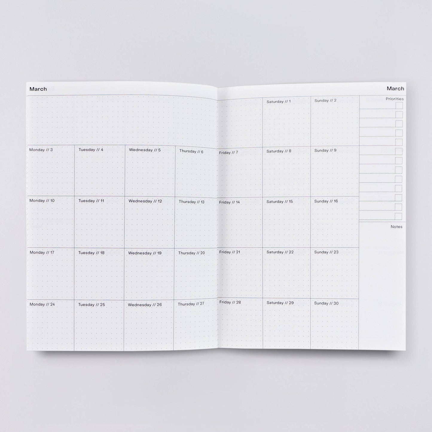 2025 Ginger Dated Weekly Planner Book