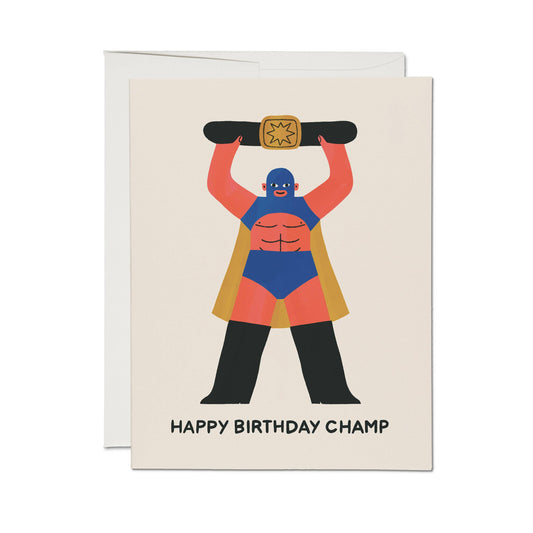 Happy Birthday Champ card