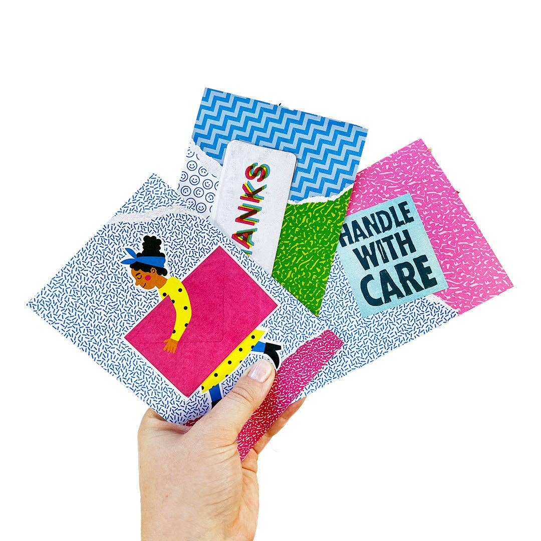 Special Delivery Sticker Postcard Book