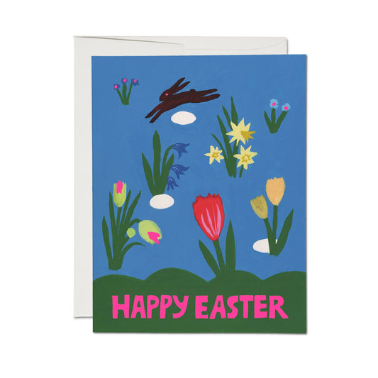 Spring Tulips card - Easter card