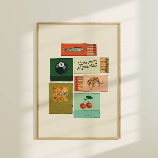 Vintage Matchbook print