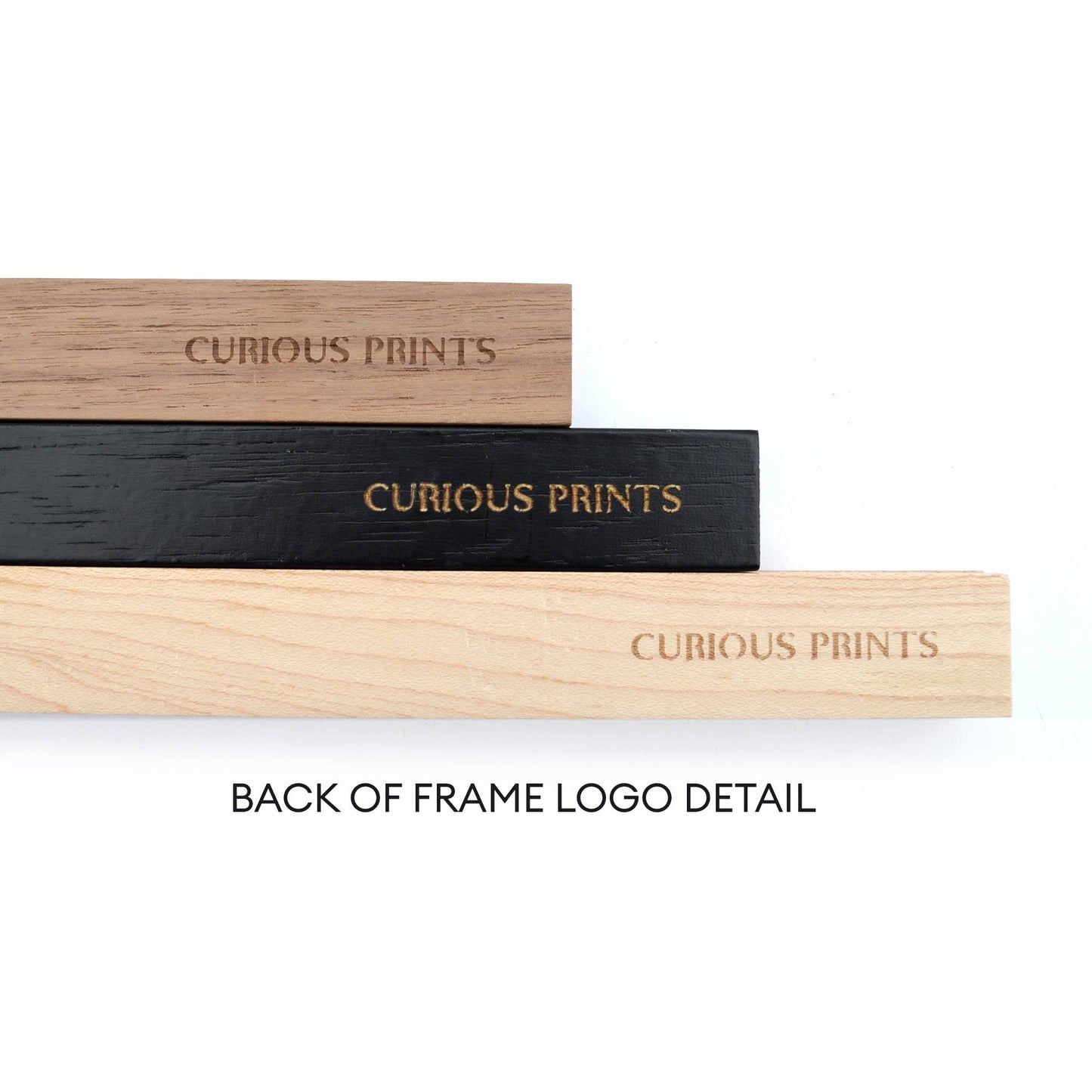 Magnetic Natural Wood Hanging Frame - 14.5"