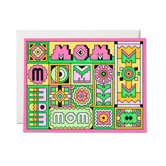 Deco Mom card - Mother's Day card