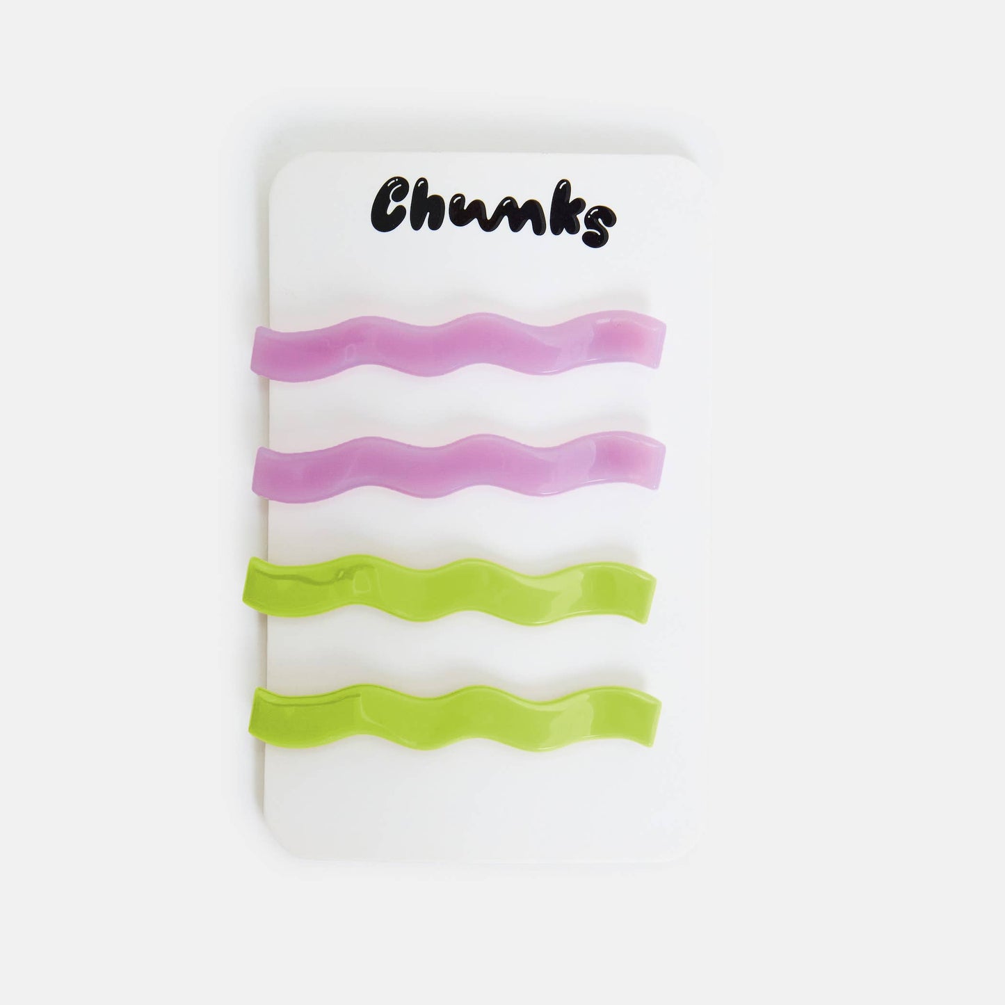 Slides in Wavy Lilac + Lime