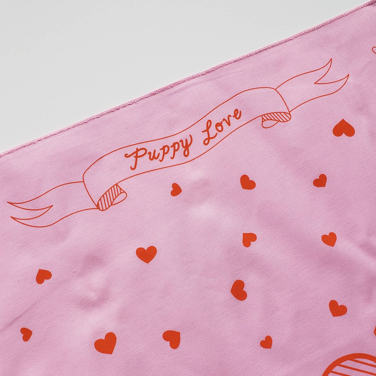 Puppy Love Bandana