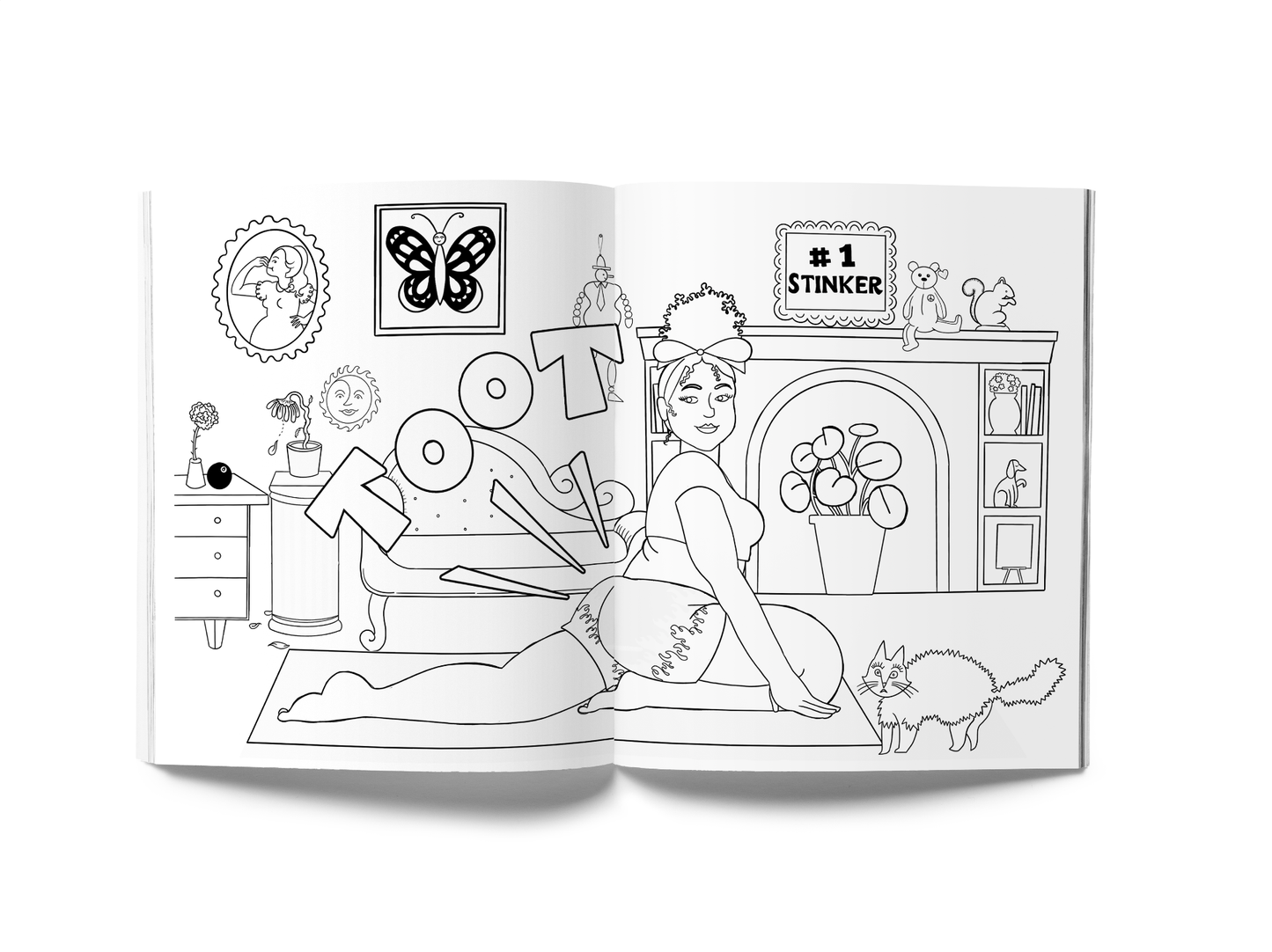 The Gross Girls Club Coloring Book