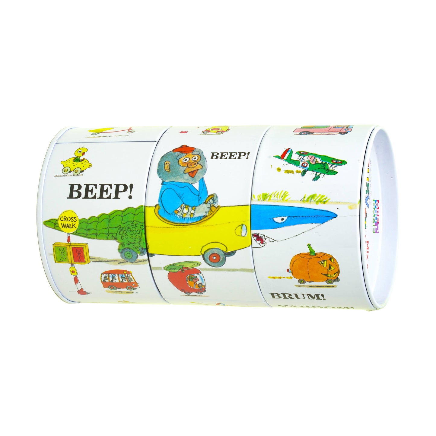 Richard Scarry's Busy World Mix and Match Tin with Puzzle