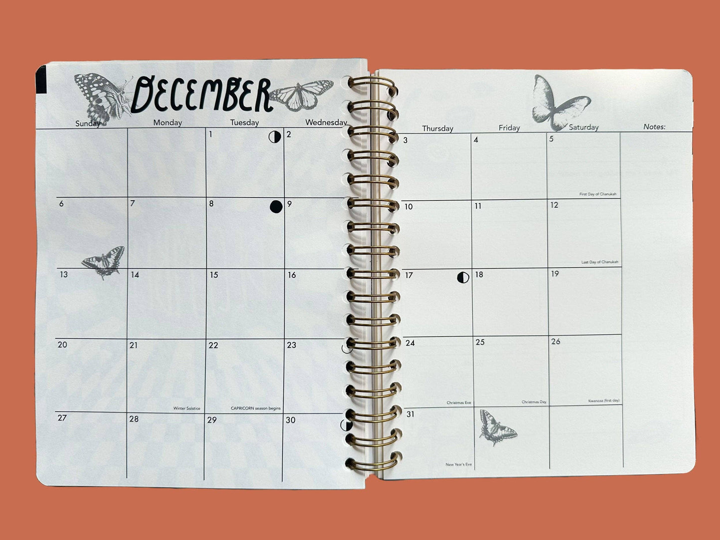 Flower Power Undated Planner