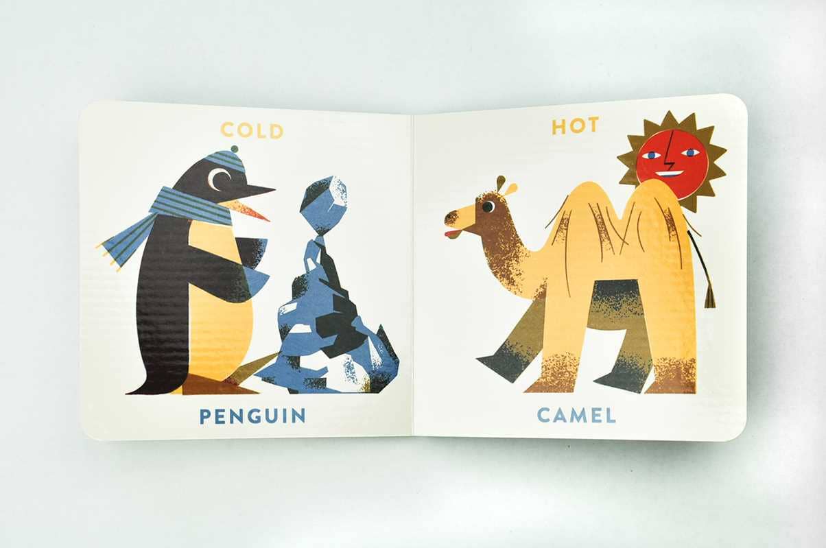 Animal Opposites Board Book