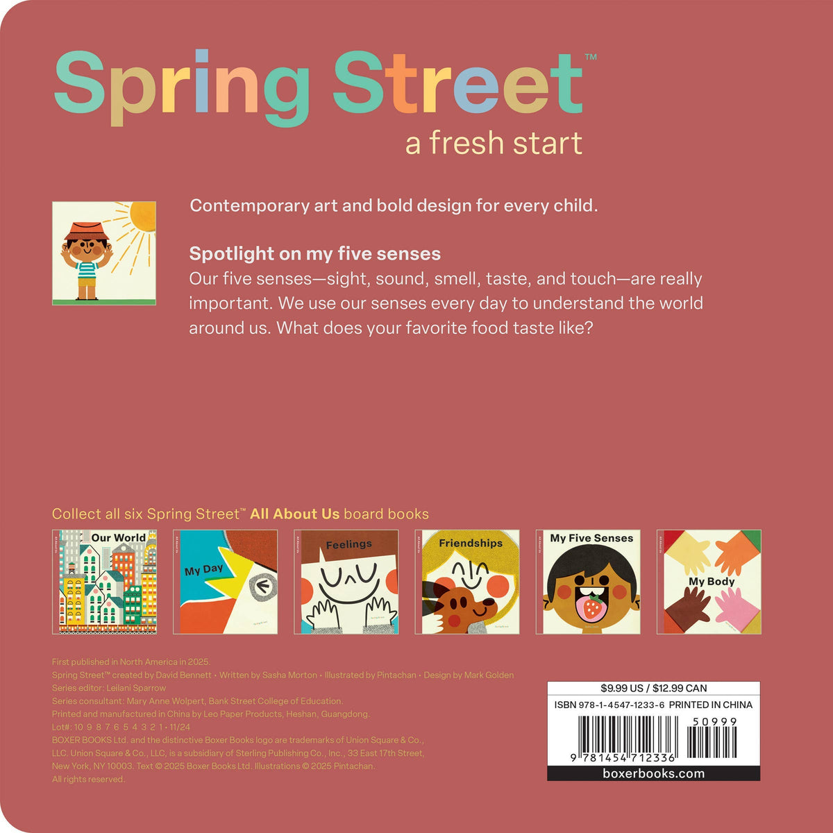 All About Us: My Five Senses board book