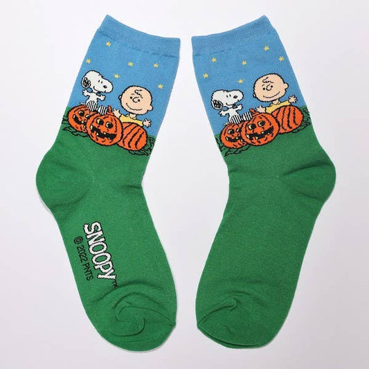 Snoopy Halloween Crew Socks