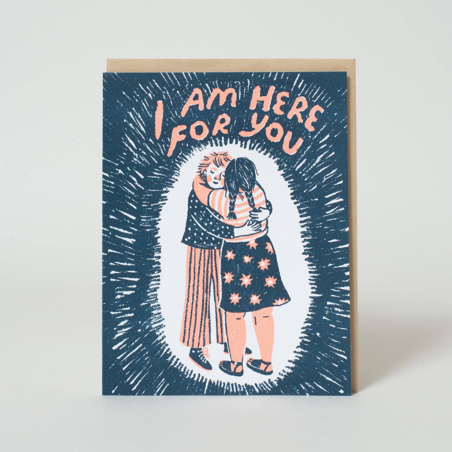 Here for You Hug card
