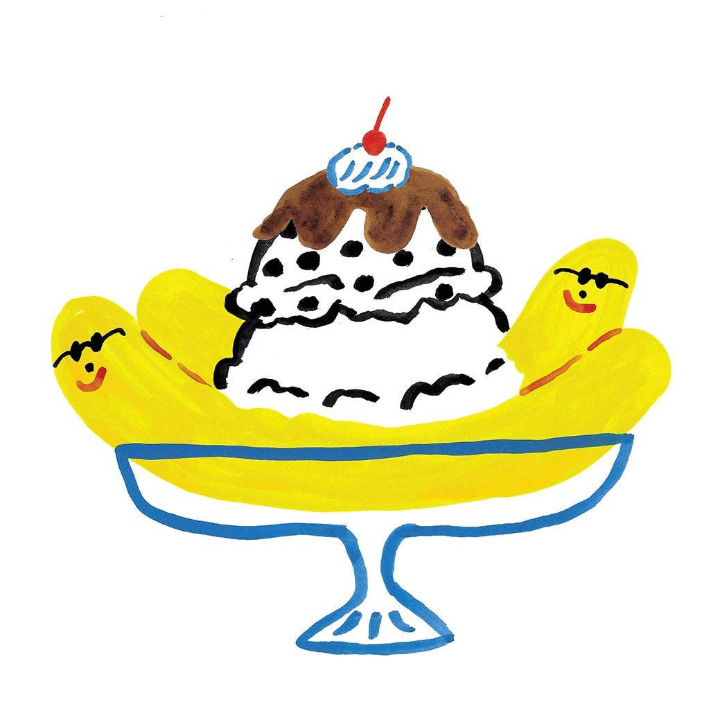 Banana Sundae Print