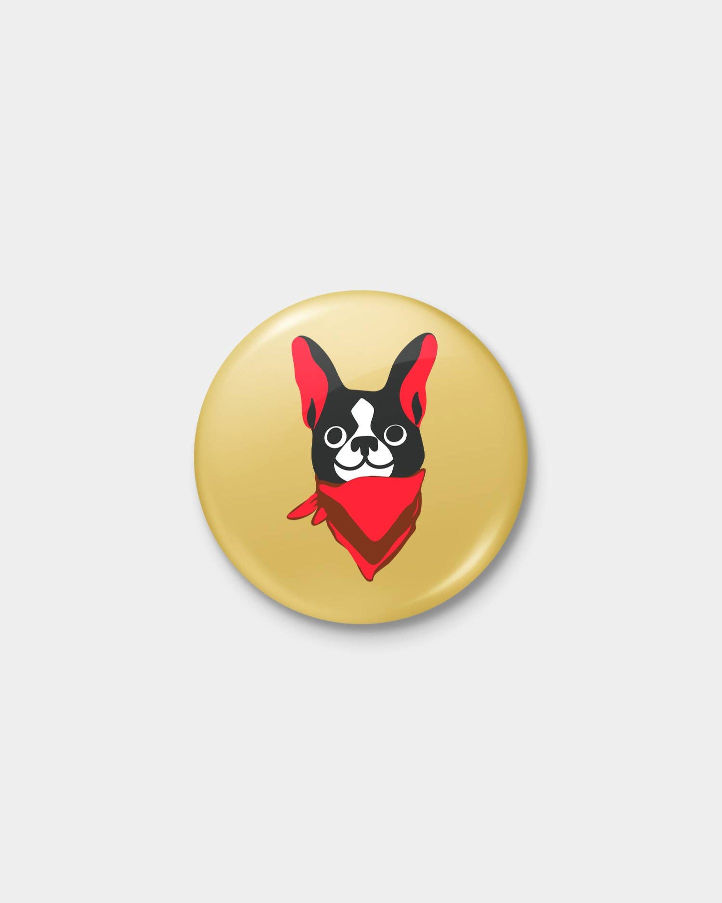 Western Dog Button