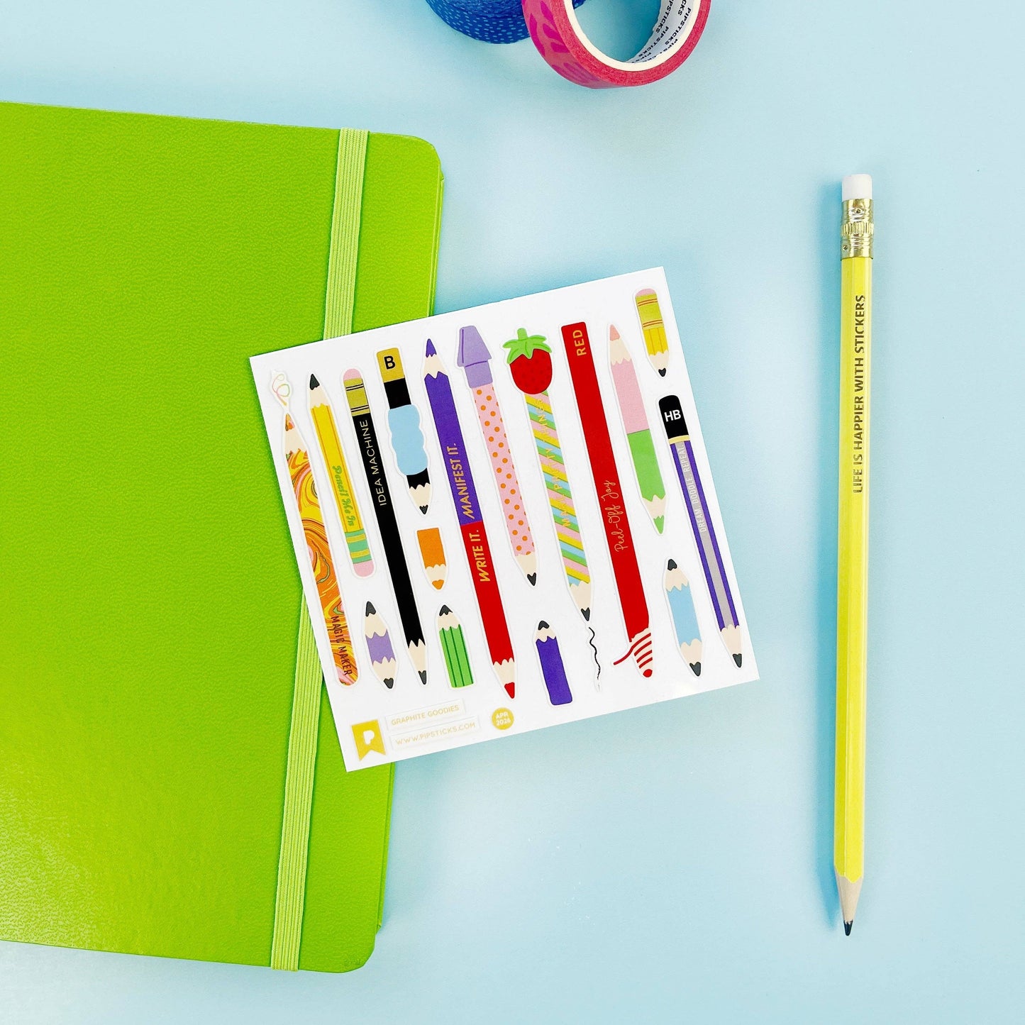 Graphite Goodies Sticker Sheet