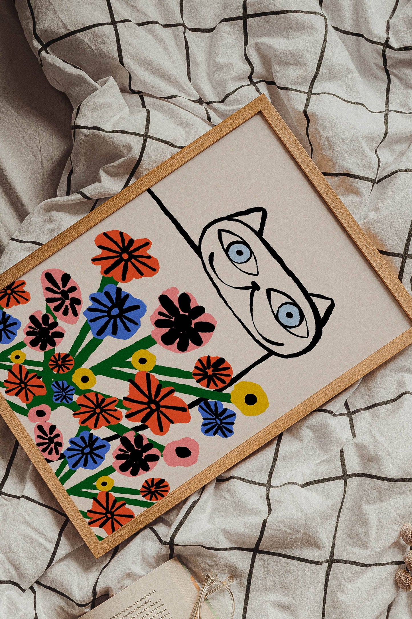 Cat Garden print