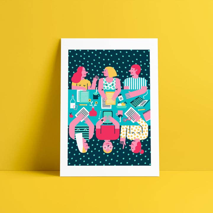 Teamwork A4 Print