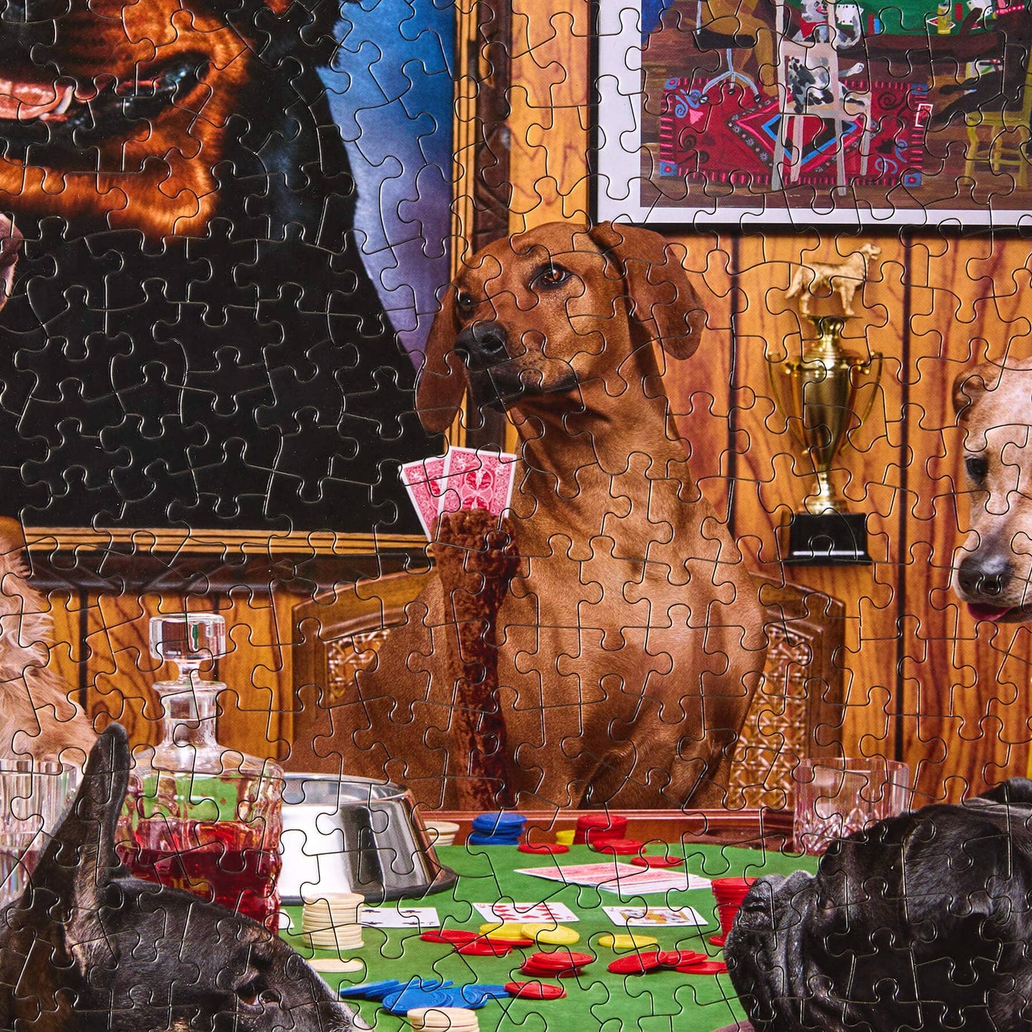 Poker Dogs Puzzle