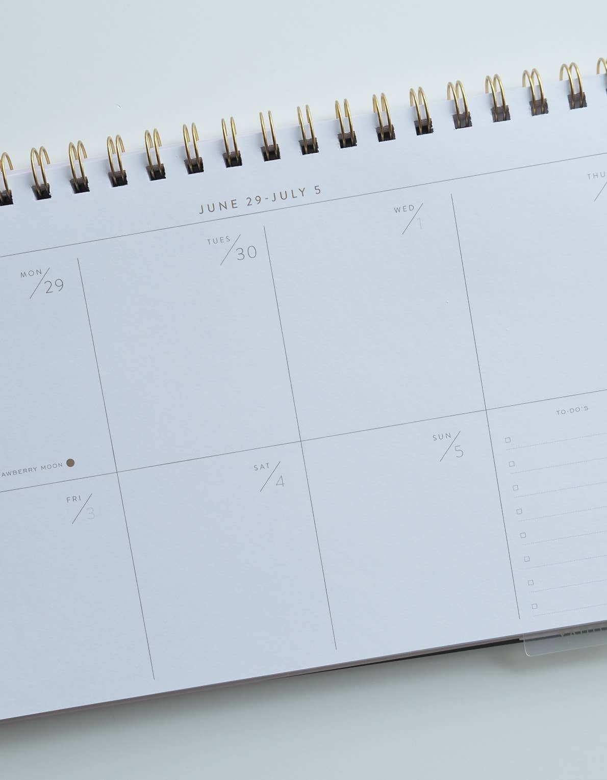 2026 Block Print Floral Desktop Planner