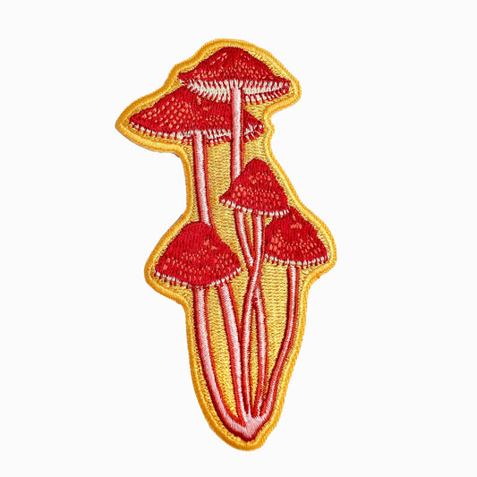 Bonnet Mushroom embroidered patch