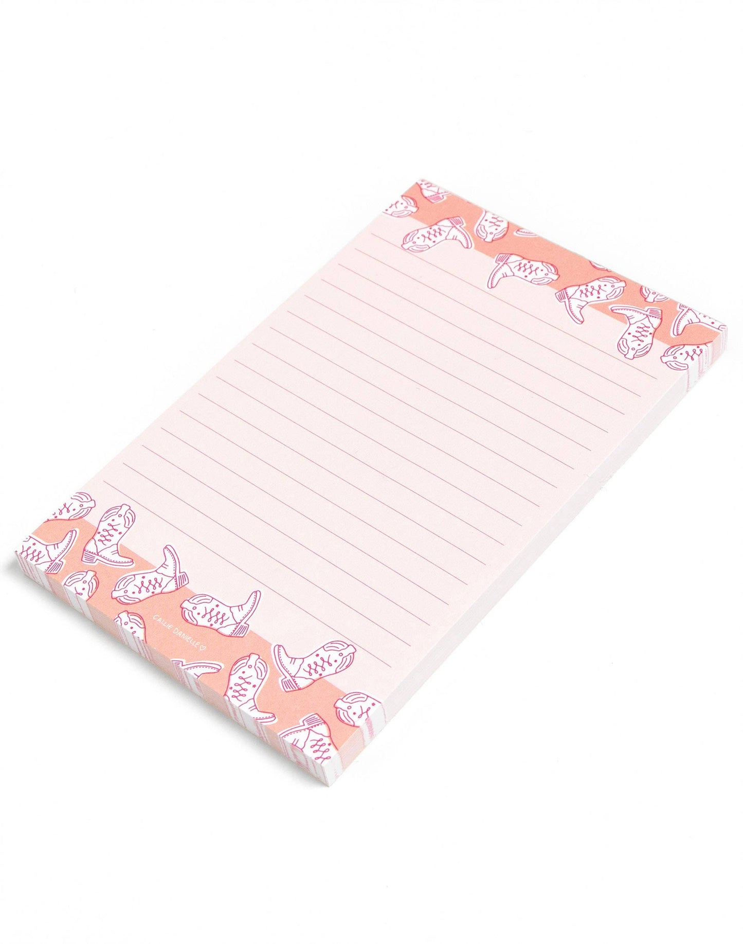 Western Cowgirl Boots Notepad