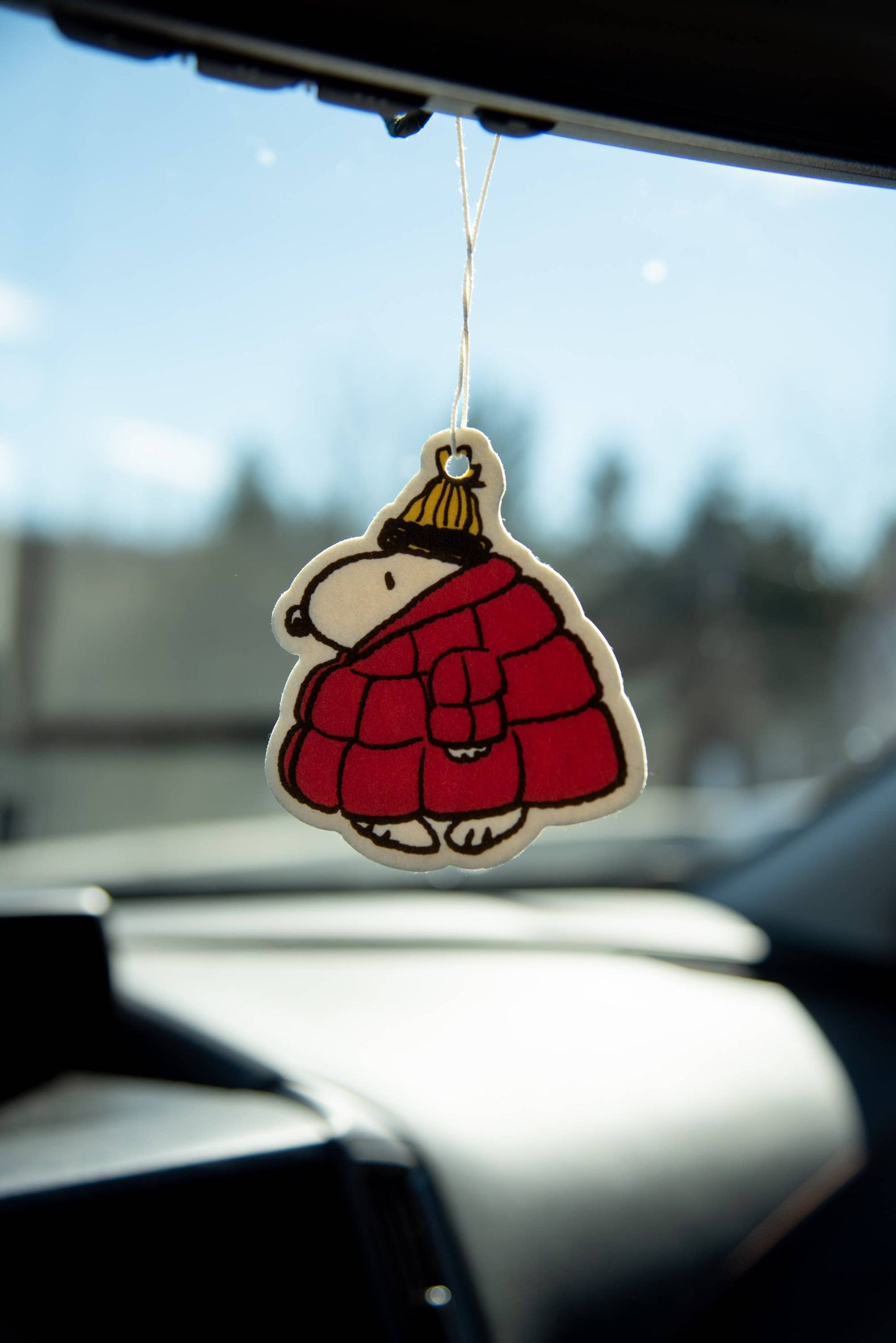 Snoopy Puffy Coat Air Freshener