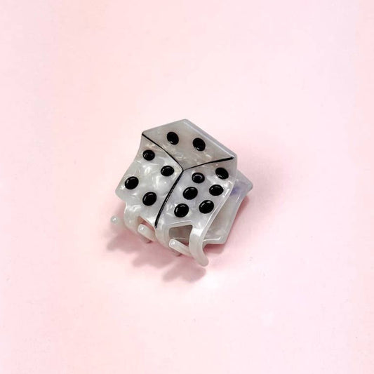 Dice Mini Hair Claw
