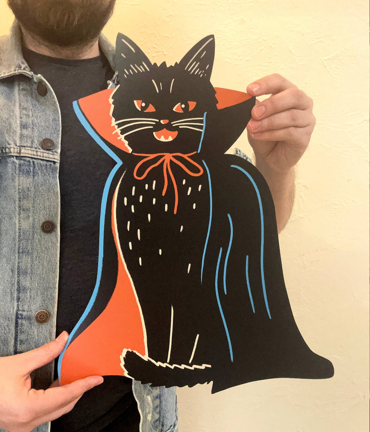 Spooky Cat Cutout Decorations Set