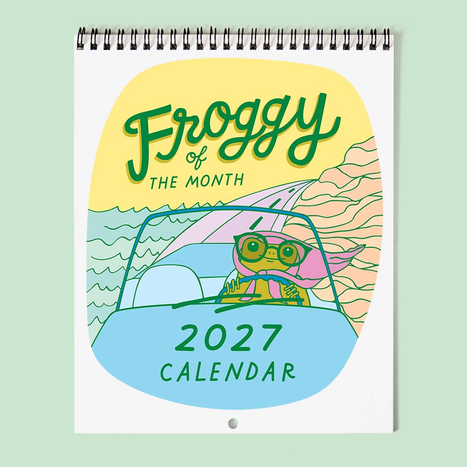 2027 Froggy of the Month Calendar