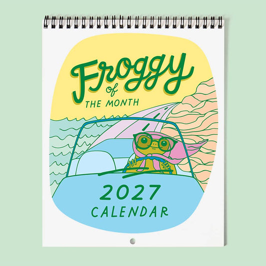 2027 Froggy of the Month Calendar