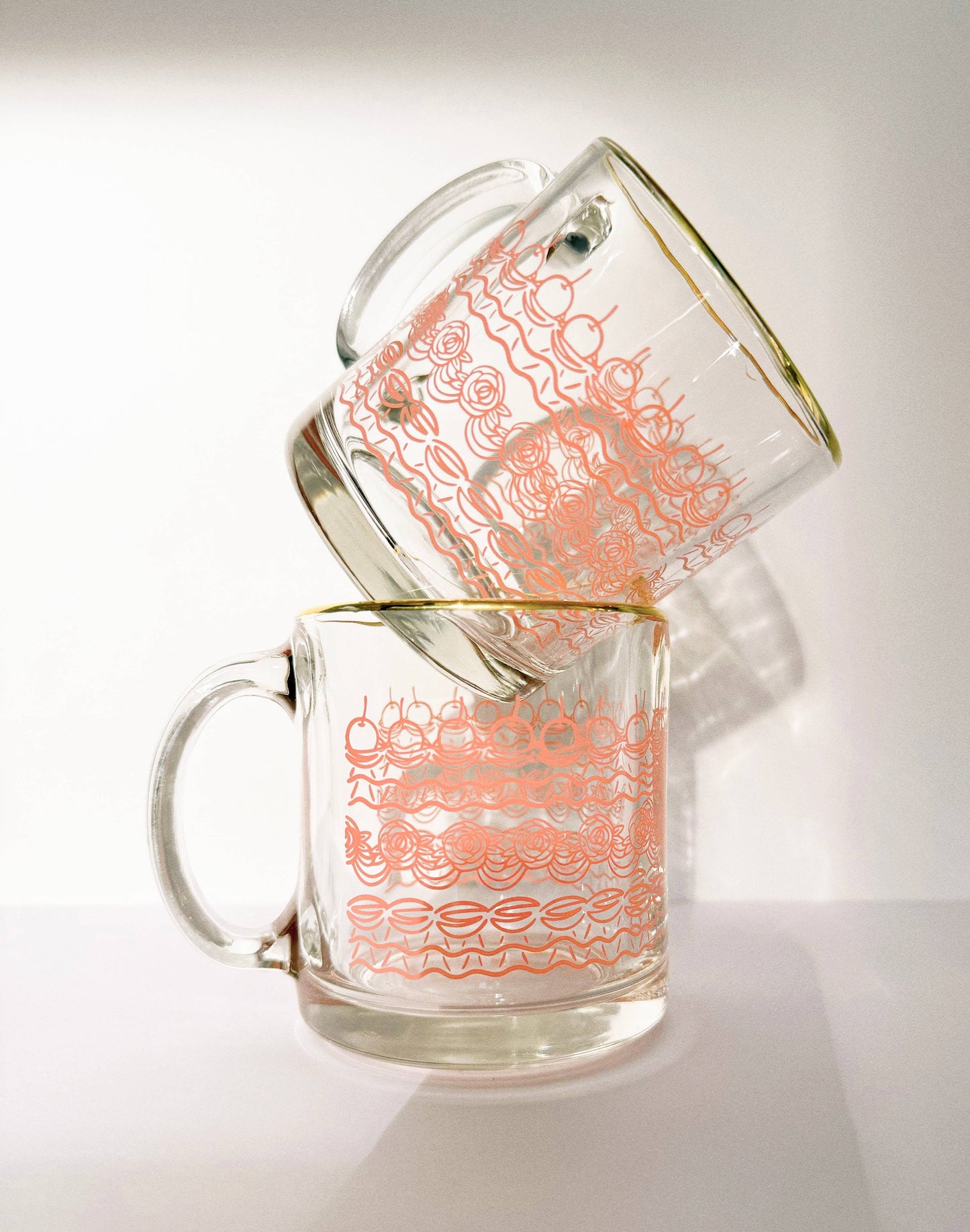 Cake Frosted Glass Mug