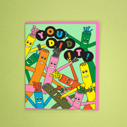 You Did It card - Congratulations card