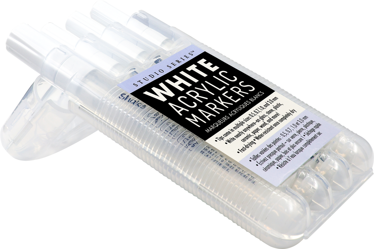 Studio Series White Acrylic Markers