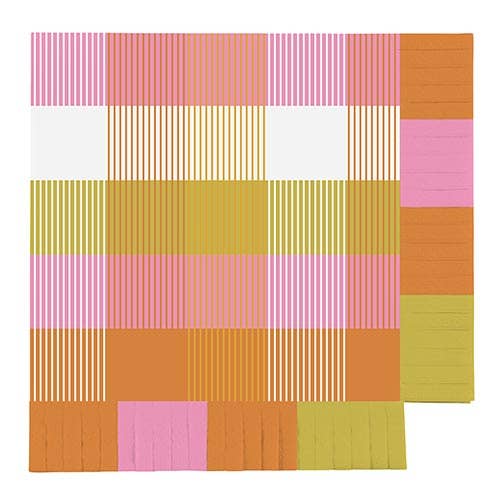 Gingham Party Napkins