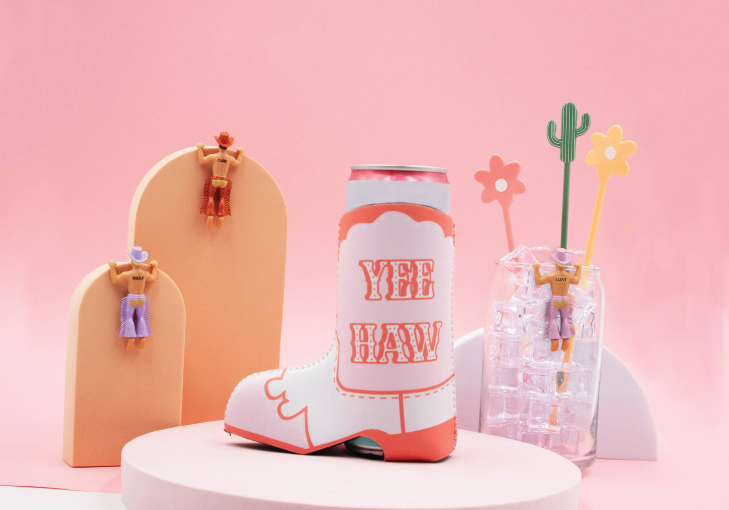 Yeehaw Boot Koozie