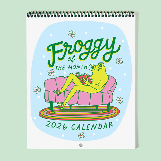 2026 Froggy of the Month Calendar