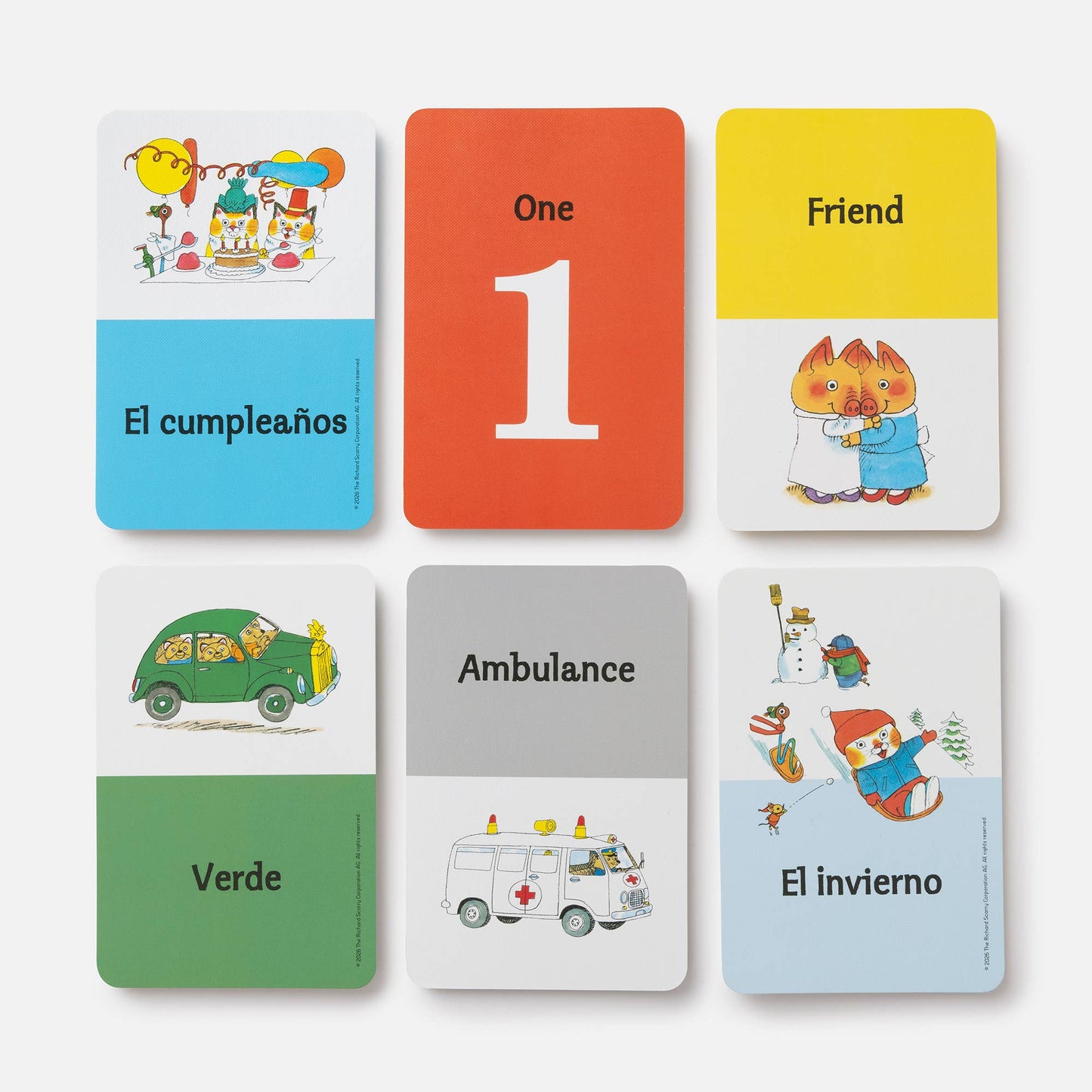 Richard Scarry Bilingual Flashcards