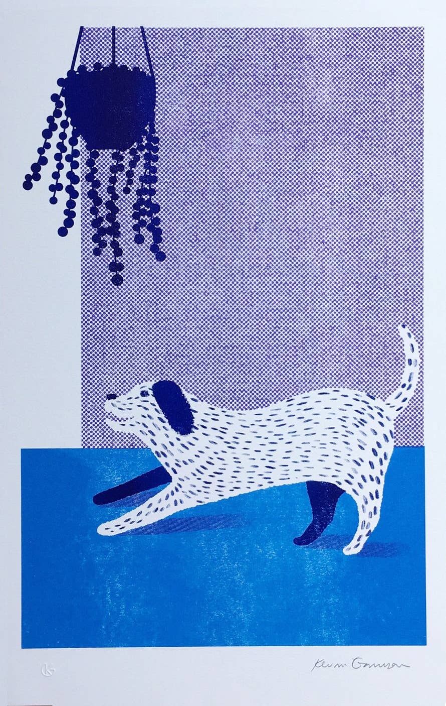 Downward Dog 11x17" print