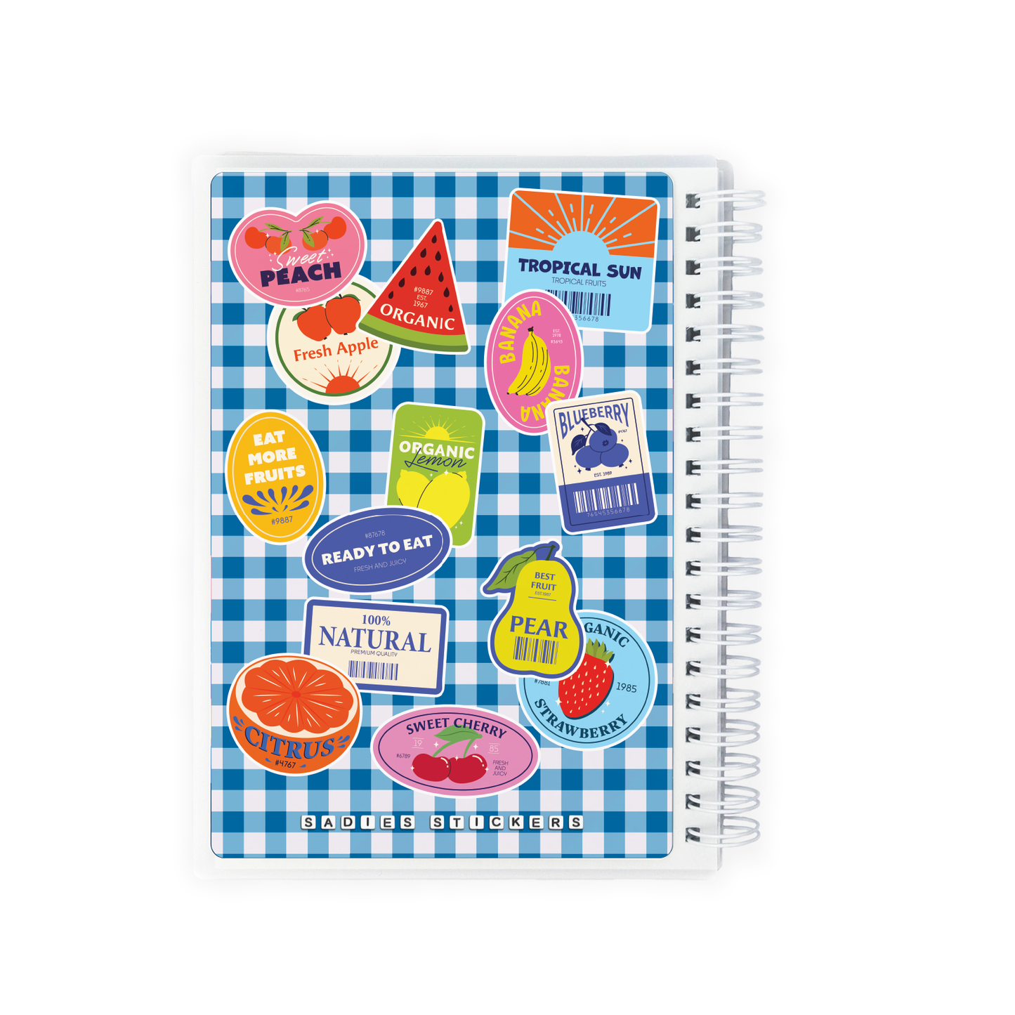 Fresh Fruit Labels Sticker Book